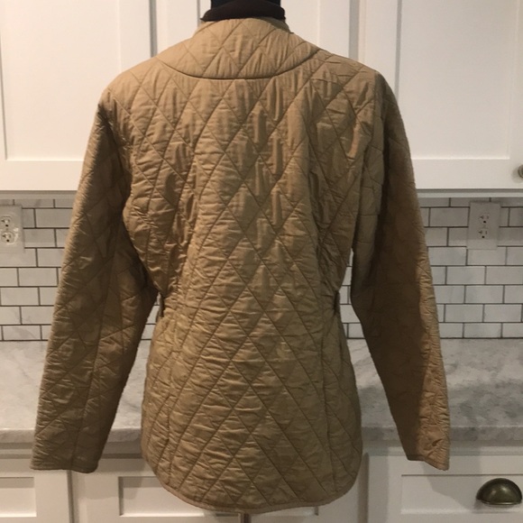 Vintage Barbour Jacket Quilted Utility Field Chore Coat Luxe. Too tight for me - Picture 4 of 12